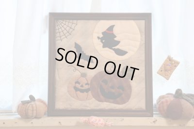 ハロウィンのミニタぺ額入り